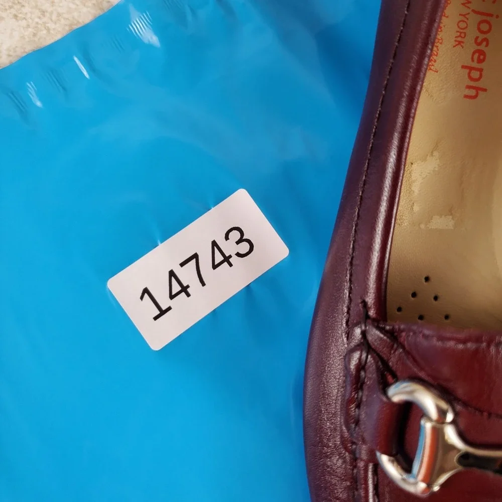 Marc Joseph New York Grand Street Womens Loafer Shoes Sz 6 Burgundy Leather